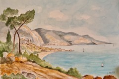 Menton au XIX siècle d\'après N. Nozeran