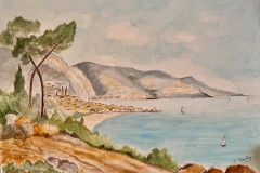 Menton au XIX siècle d'après N. Nozeran